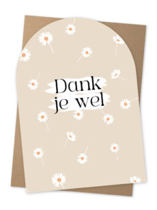 Kaart dank je wel NU-15