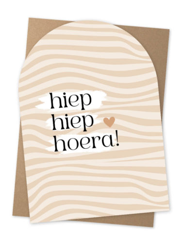 Kaart hiep hiep hoera NU-07