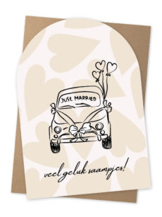 Kaart just married NUA6-10