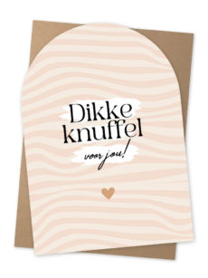 Kaart dikke knuffel voor jou NU-01