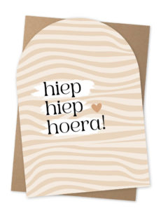 Kaart hiep hiep hoera NUA6-02