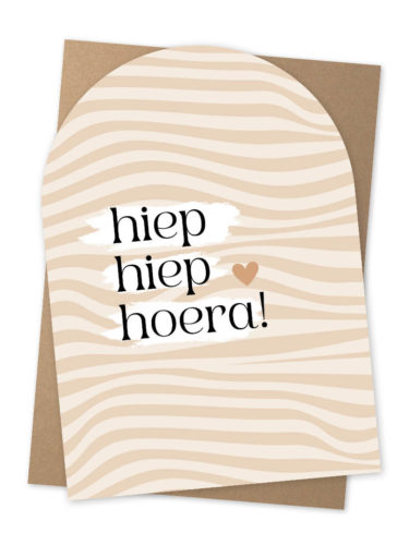 Kaart hiep hiep hoera NUA6-02